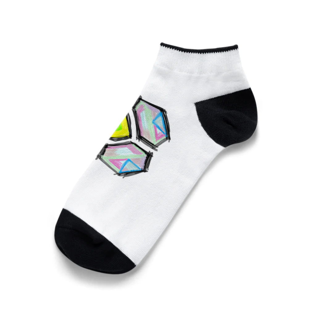 令和のくまさんのHeard Flower Ankle Socks