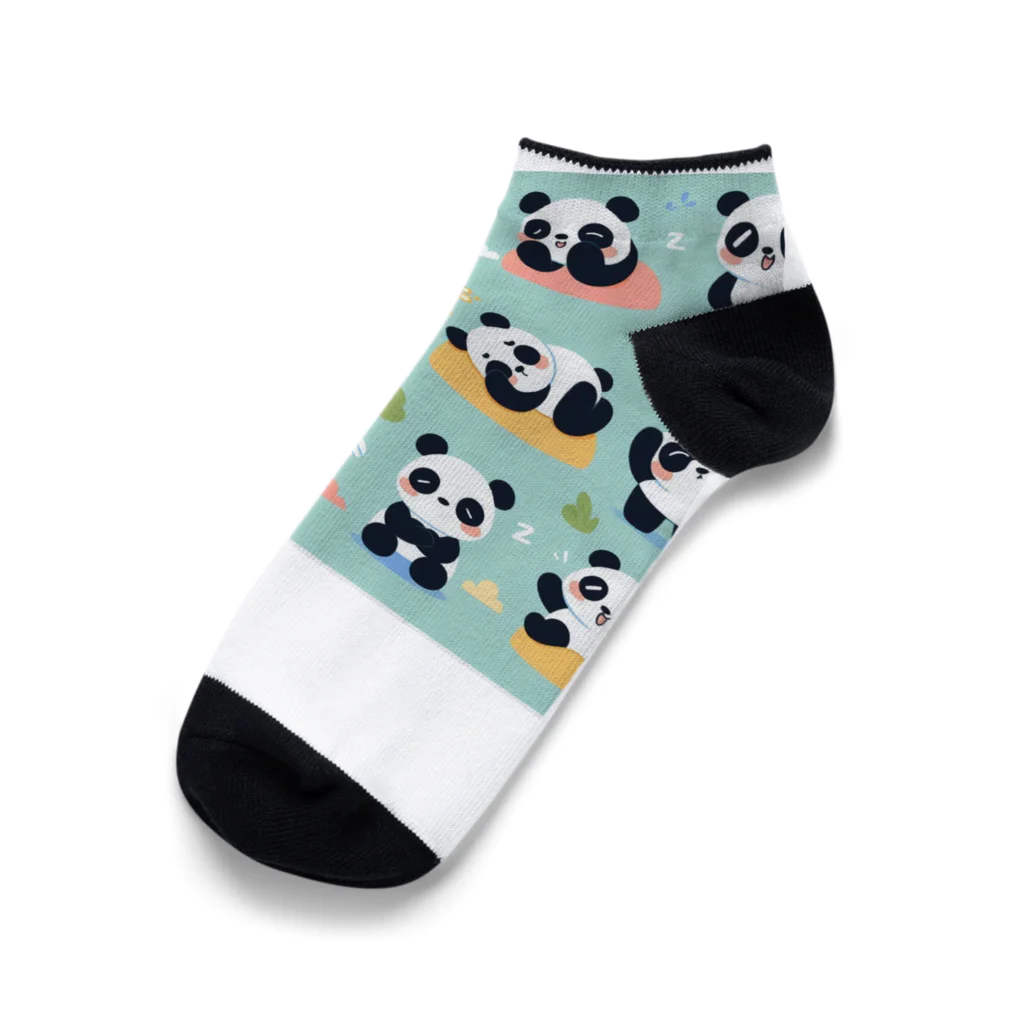 GDWEEDのパンダ Ankle Socks