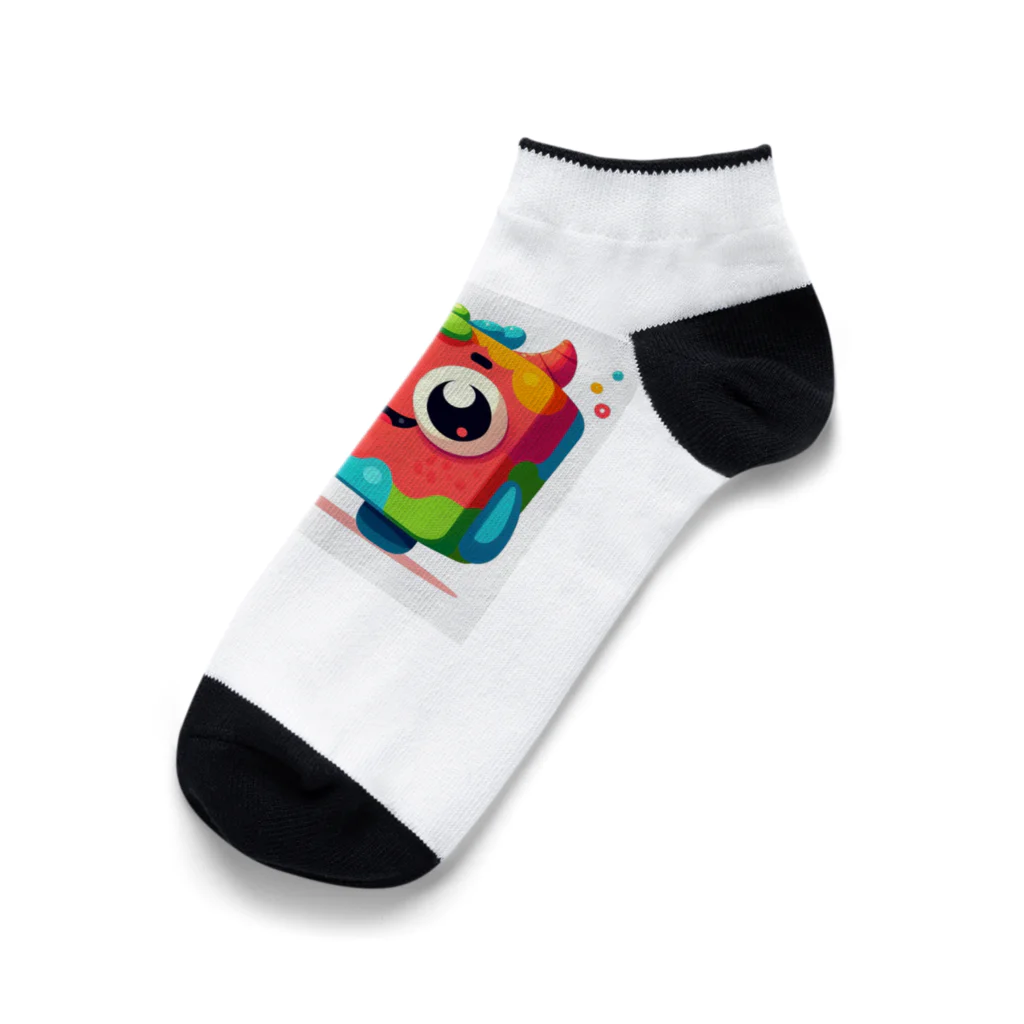 なんでもイイっしょ！のキュービック Ankle Socks