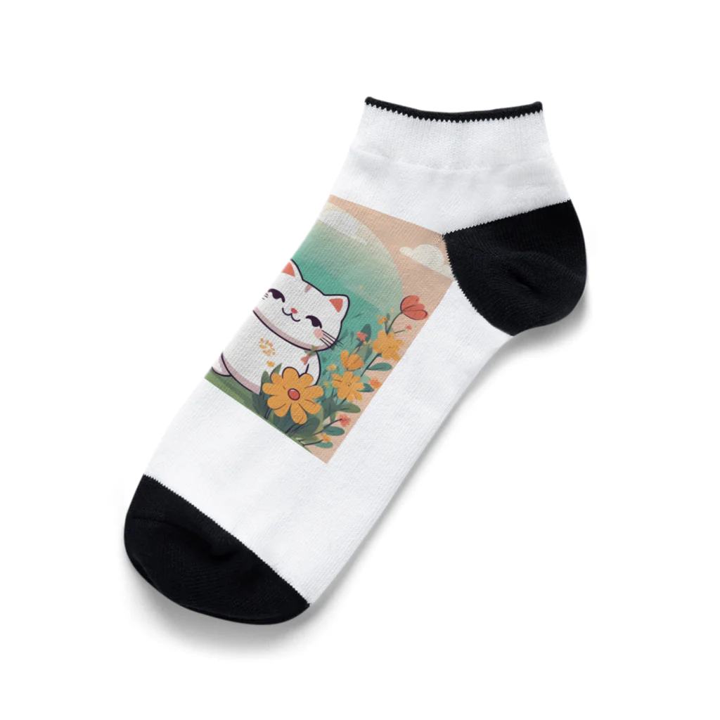 癒しの部屋🐾໒꒱のCutie cat❤︎ Ankle Socks