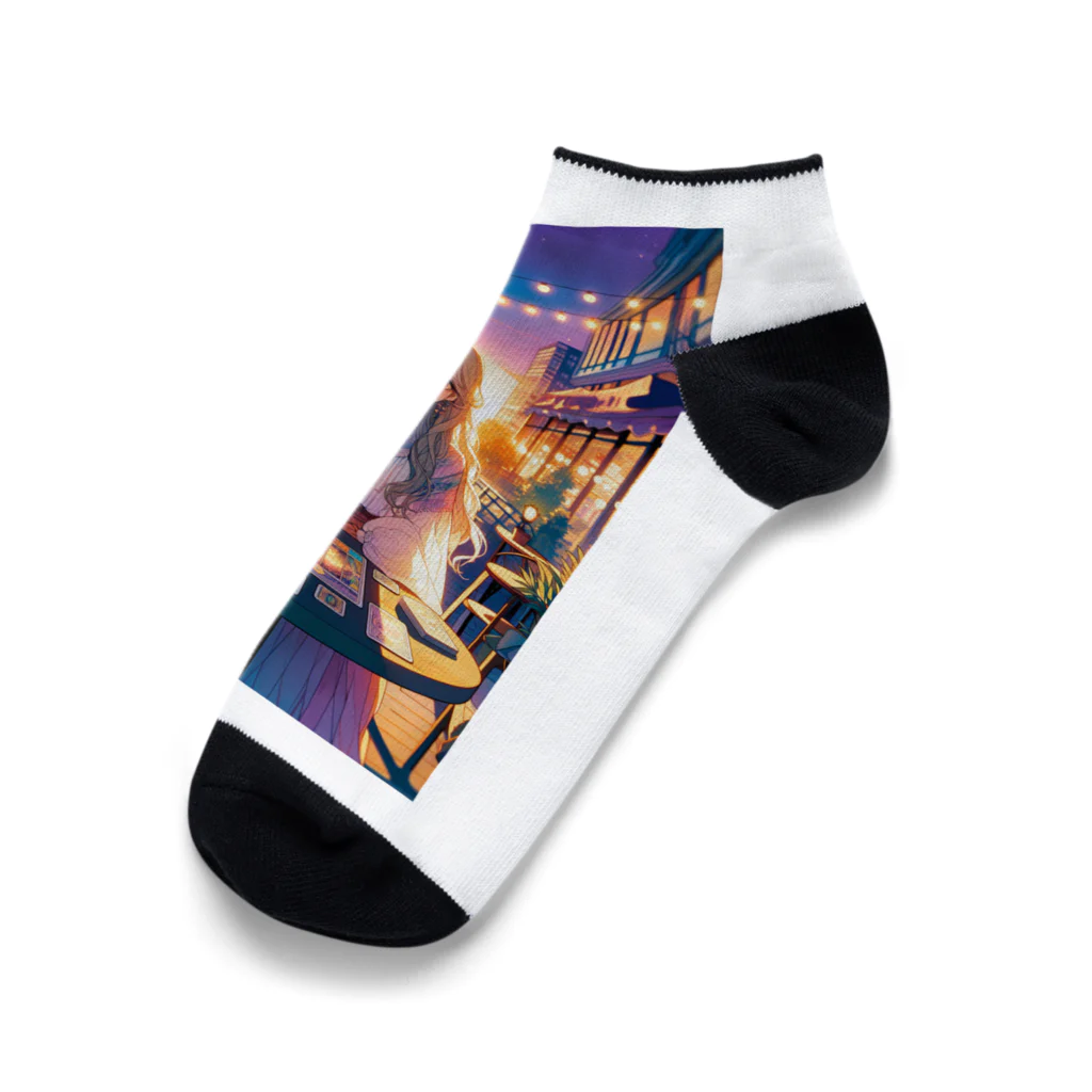 RoseTarot888ShopのTokyo Girl Tarot Lover  Ankle Socks