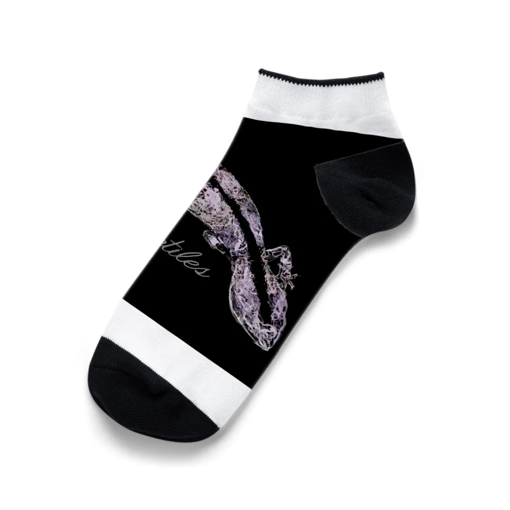 Glanz reptilesのニシアフゴースト Ankle Socks