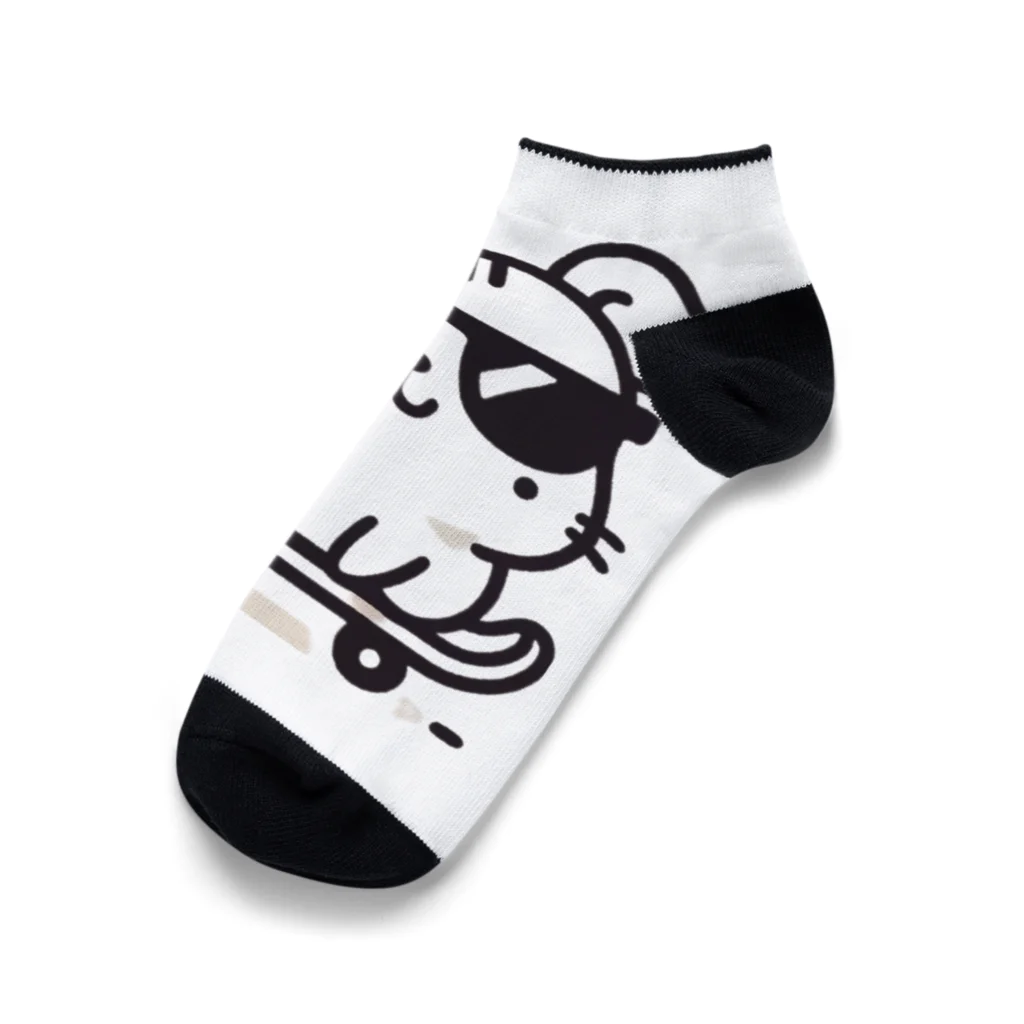 BOSATUのスケボーハムスター Ankle Socks