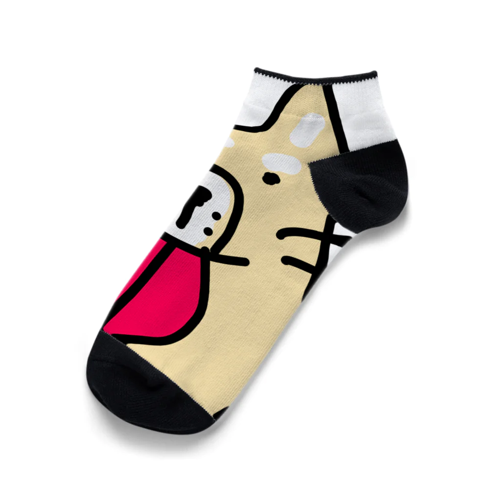 ビビりな番犬くんのビビりな番犬くん Ankle Socks