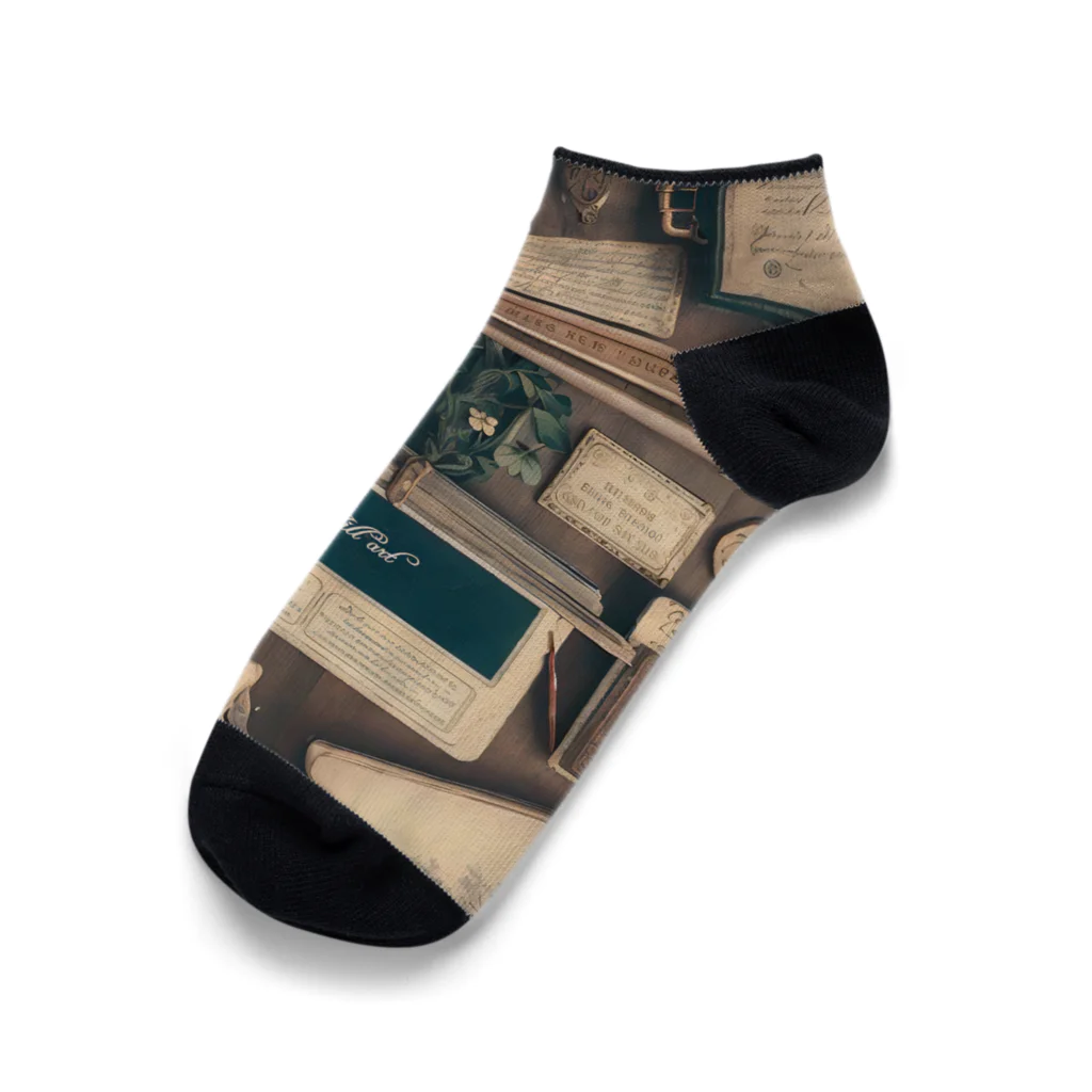 【ホラー専門店】ジルショップのビンテージデザイン Ankle Socks