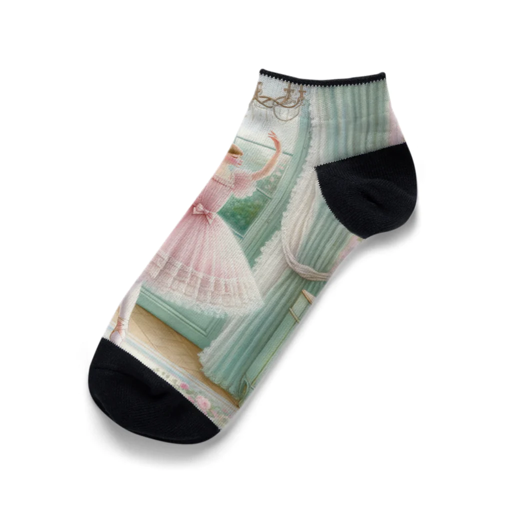 Honokanishiawaseの🩰優雅なバレリーナの午後🩰 Ankle Socks