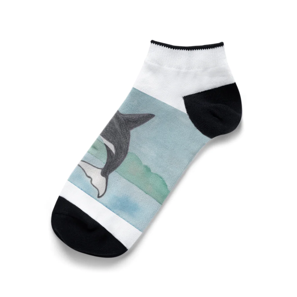 つぎのシャチ Ankle Socks