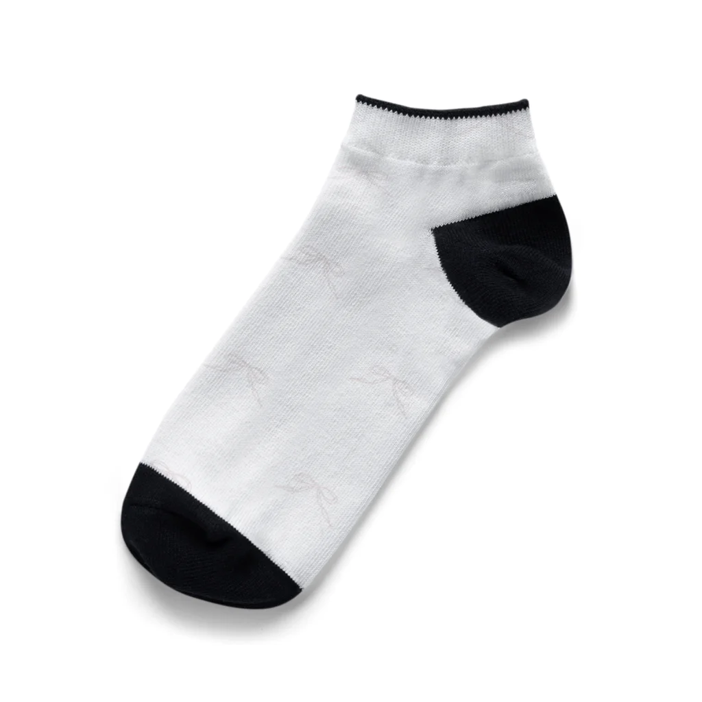 rilybiiの🩰 Balletcore Ribbon pattern . Ankle Socks