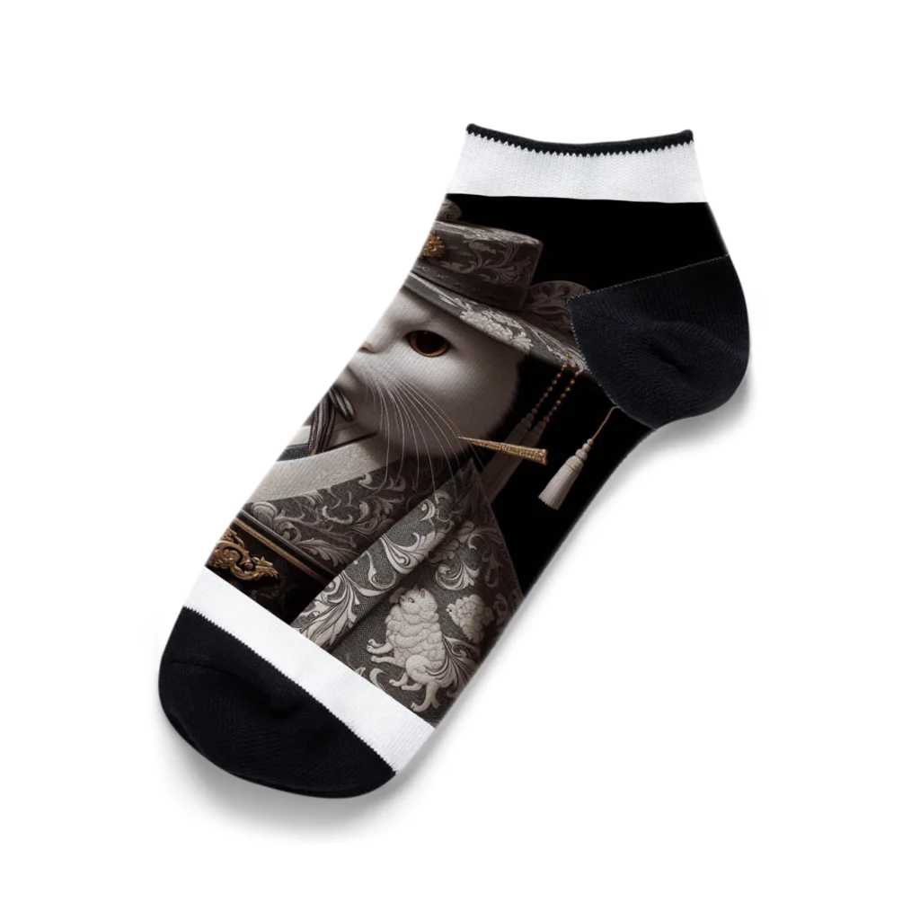 ArtVoyageの猫殿の風雅 Ankle Socks