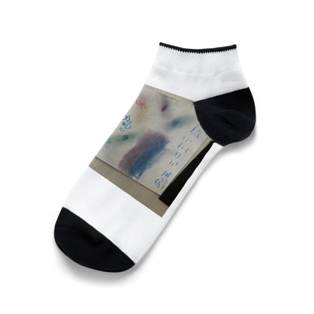 ninja-i3BvRI4i7GLbのあじさいアート Ankle Socks