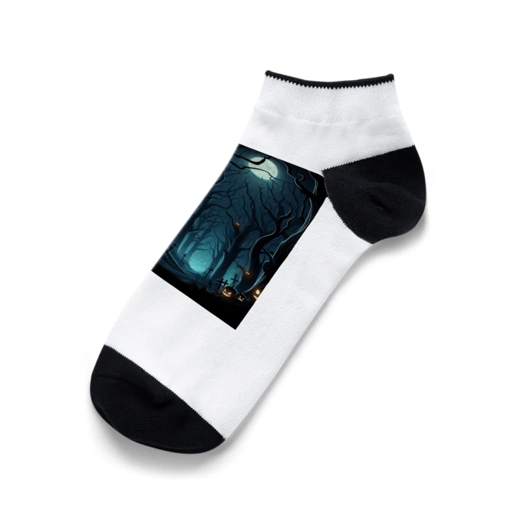 hanako_love_itemの可愛いホラー Ankle Socks