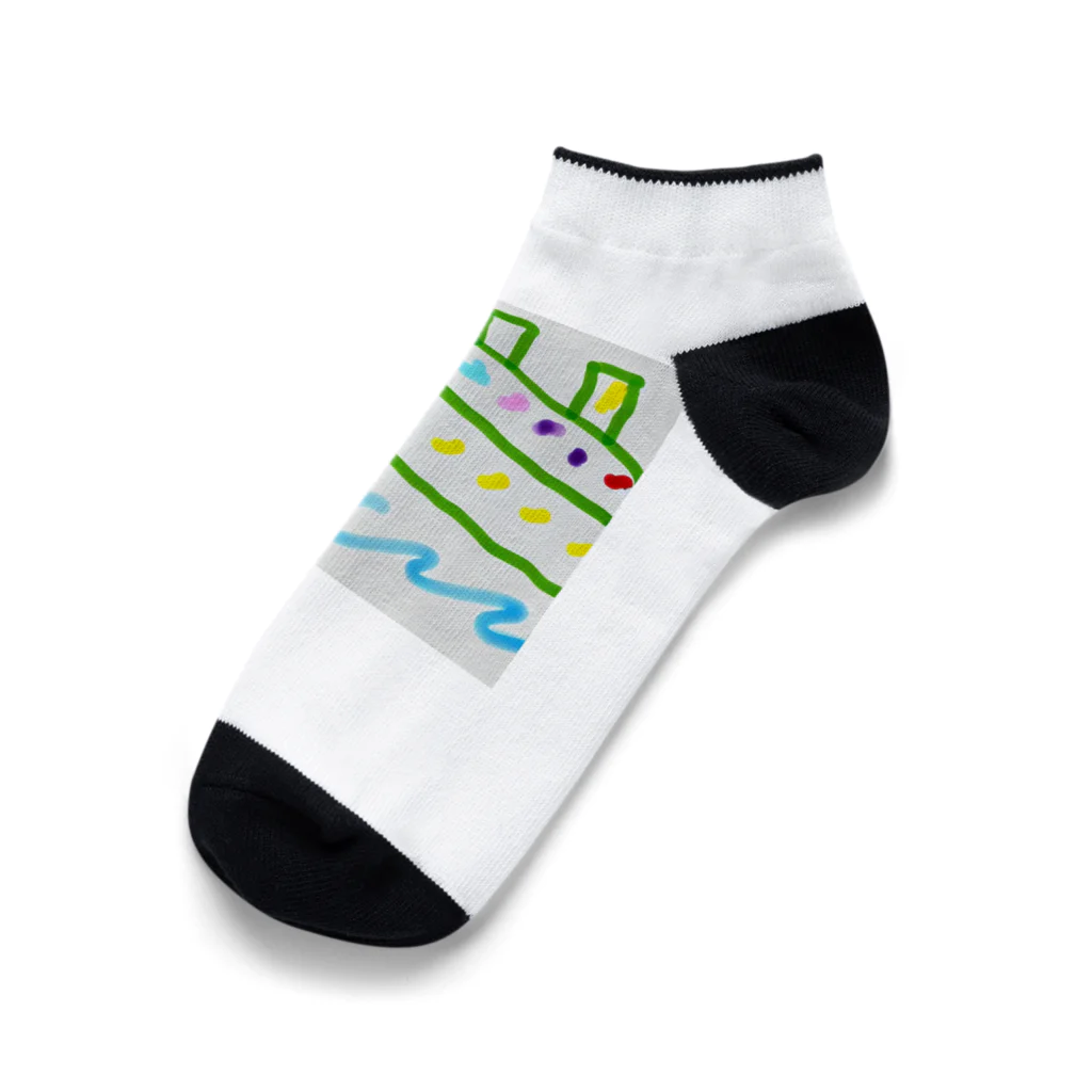 海の幸のクルーズ船 Ankle Socks