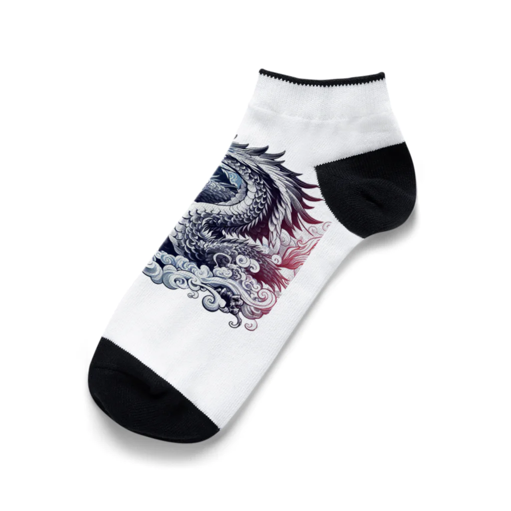 SaBATaNの伝説の生物シリーズ龍1 Ankle Socks