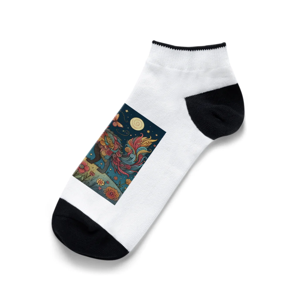 SaBATaNの狼シリーズ1 Ankle Socks