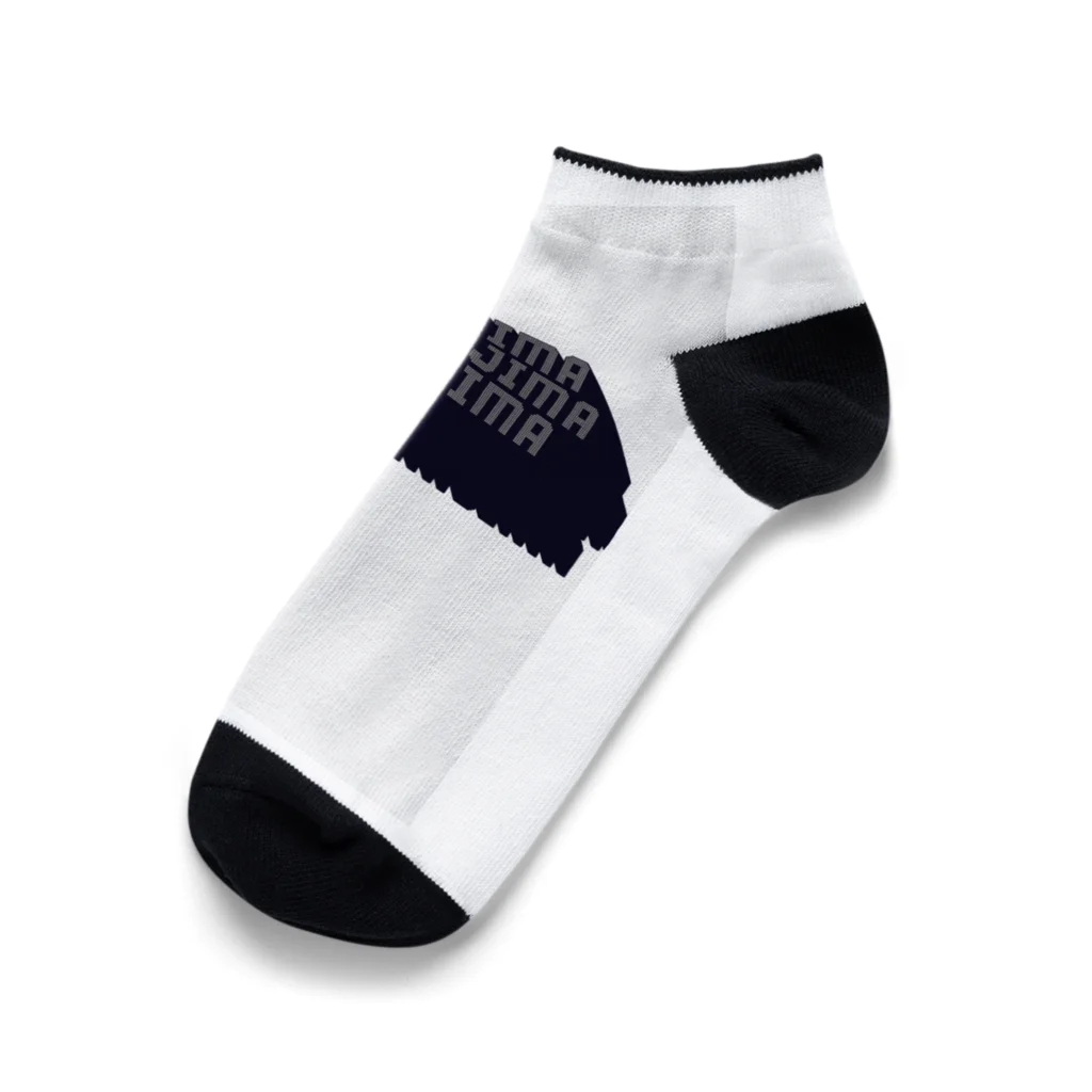 taro199300の桜島　鹿児島　可愛いロゴ Ankle Socks