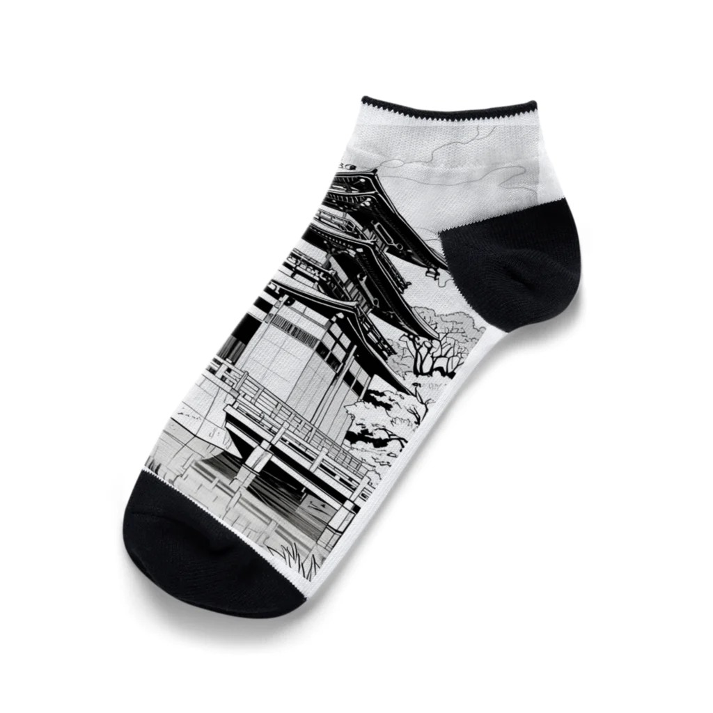 ZZRR12の和の風景 Ankle Socks