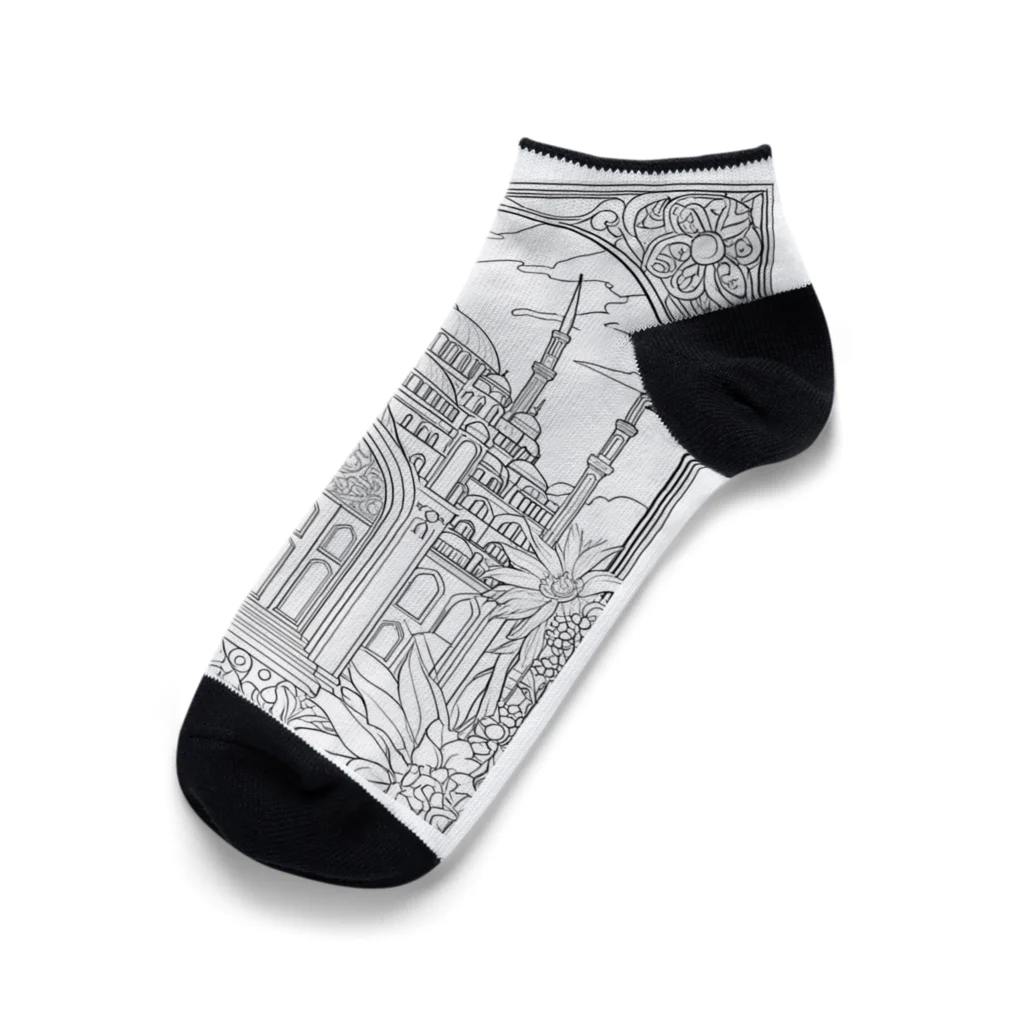 ZZRR12の由緒正しい宮殿 Ankle Socks