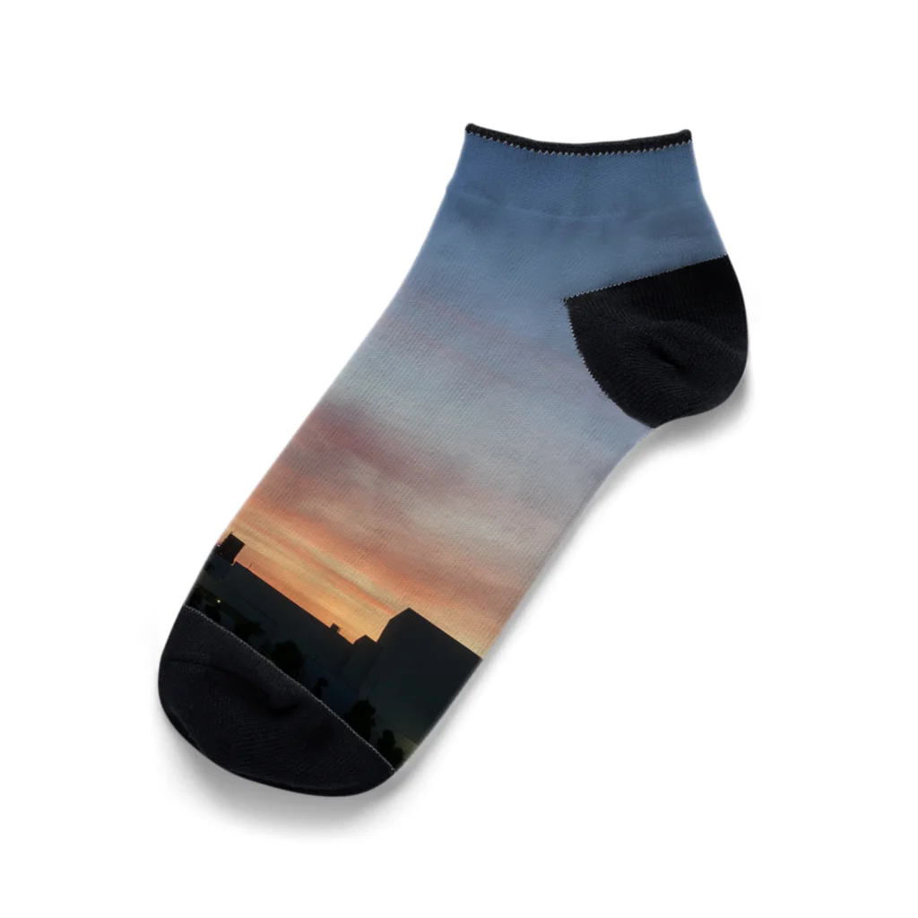 さちの部屋のとある日の夕焼け Ankle Socks