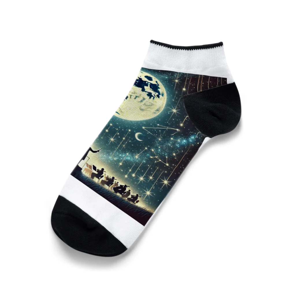 KIglassesのHarmony of the Starry Sky - 星空の調和 Ankle Socks