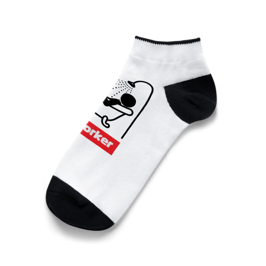 brwild7のニューヨーカー（シャワー） Ankle Socks