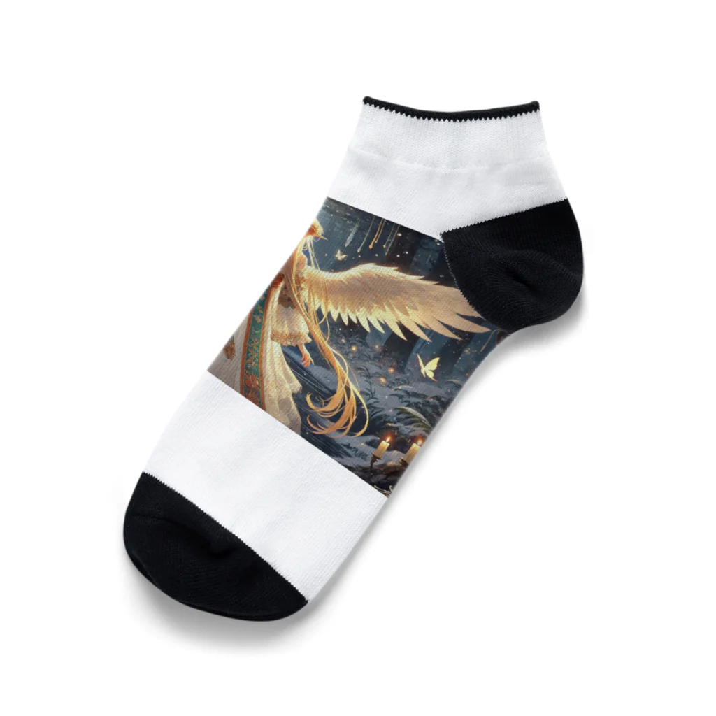 Farashの神秘の守護天使 Ankle Socks