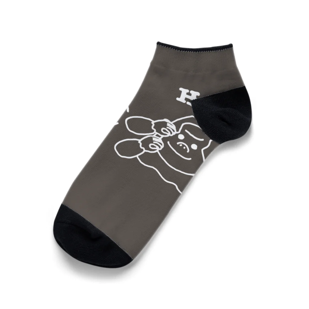 VISHNUのゴリラGo home! Ankle Socks