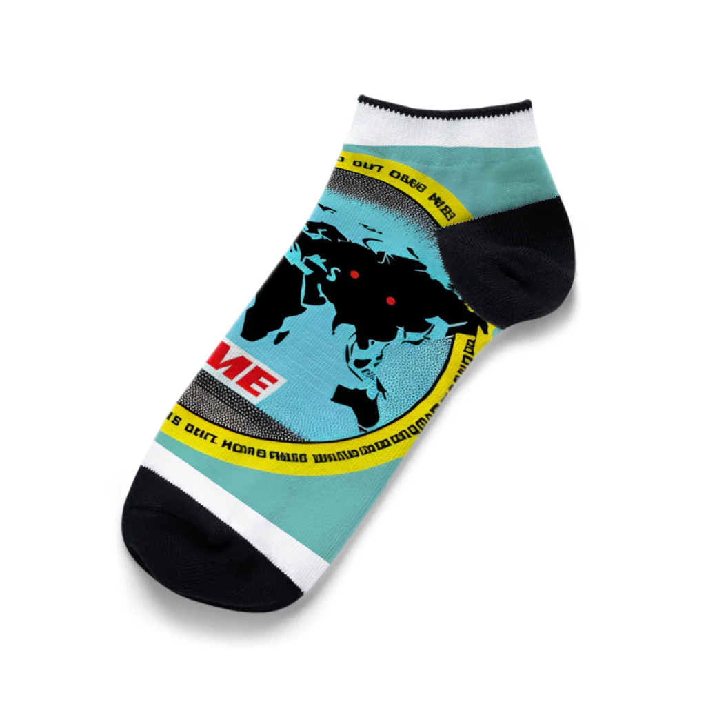 GoogleTamaniriyousuruのFuture world Ankle Socks