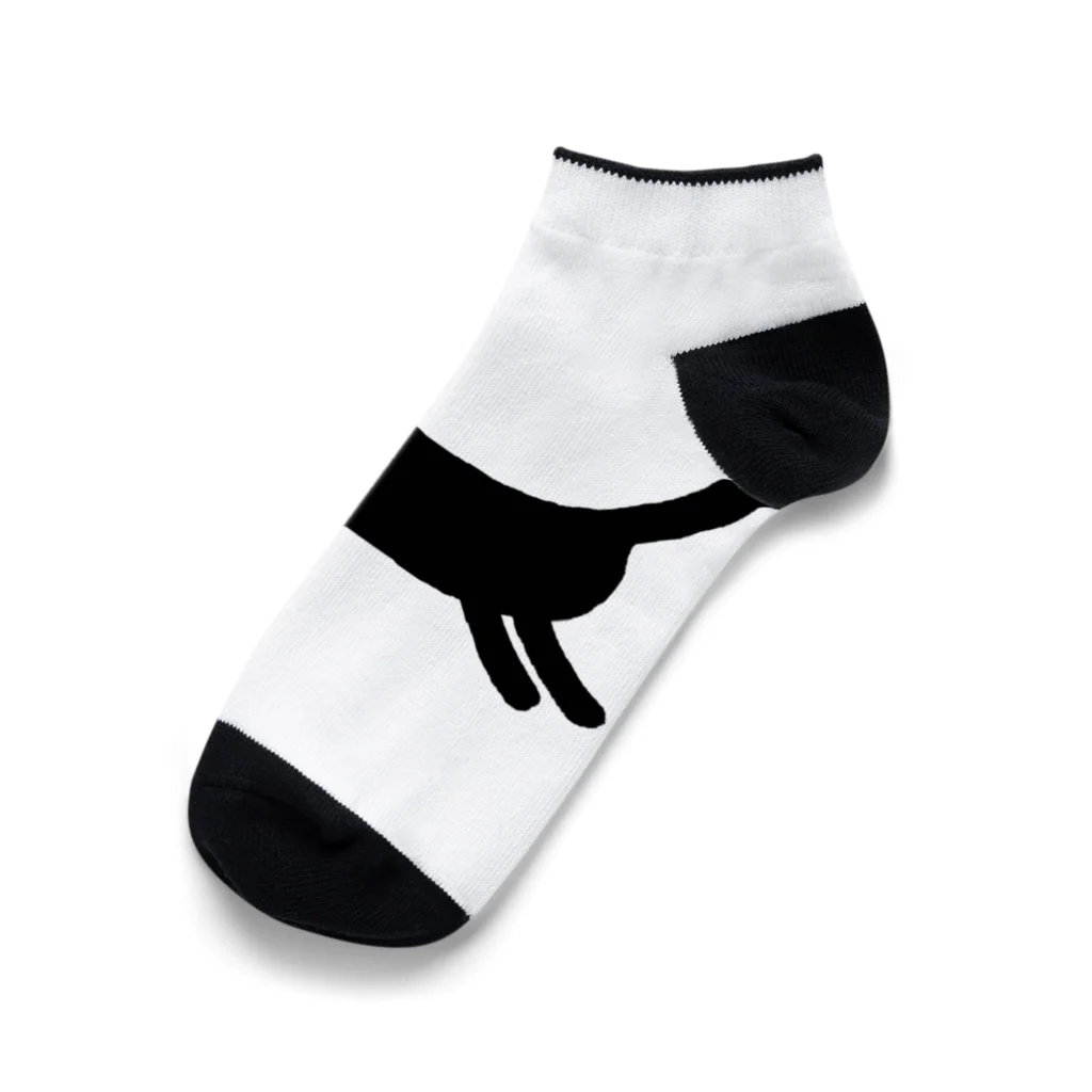 🙆🙆🙆shopのくろねこ Ankle Socks