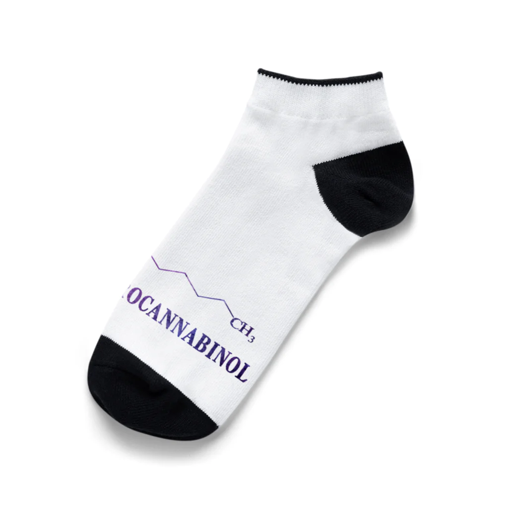 有限会社　√65の【Tetrahydrocannabinol】 Ankle Socks