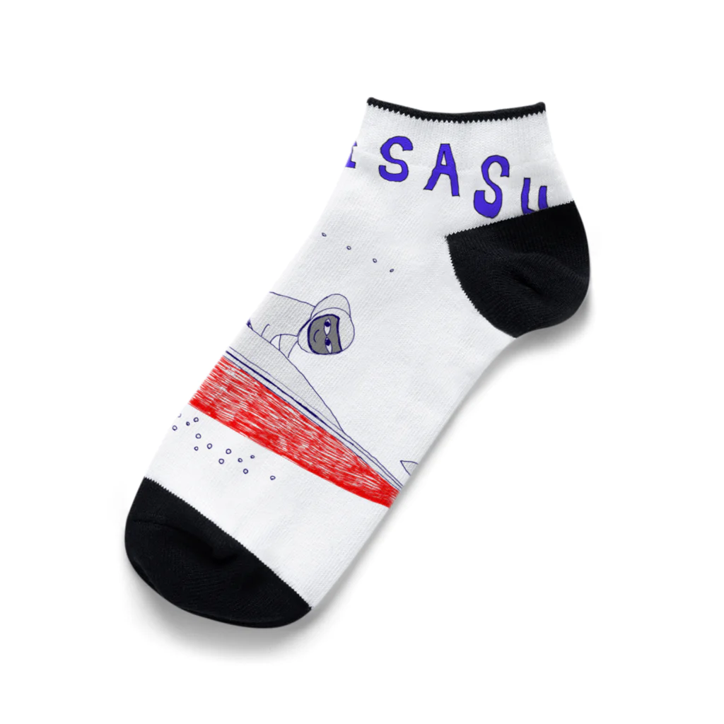 NIKORASU GOのボートレースデザイン「まくり差し」（Tシャツ・パーカー・グッズ・ETC） Ankle Socks