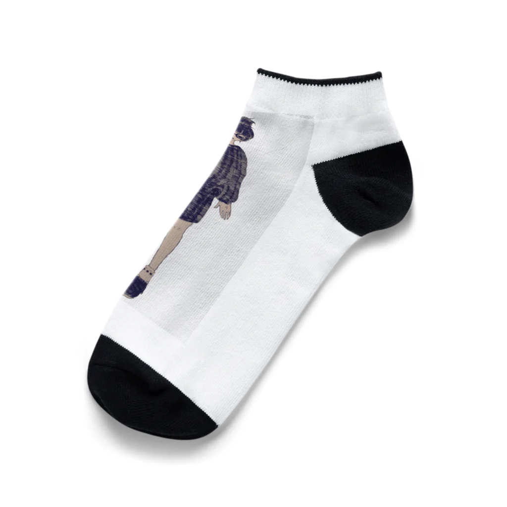 あざらちの眼鏡女子 Ankle Socks