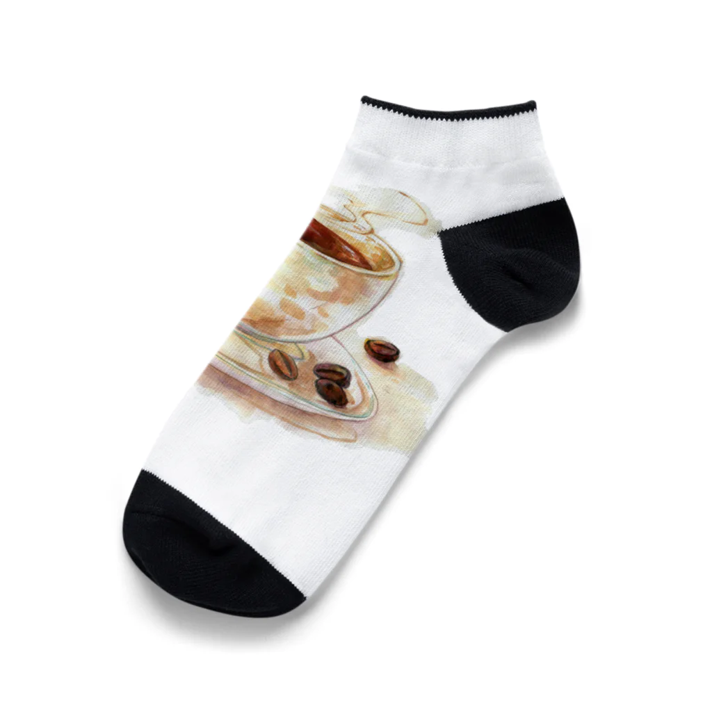 志瓜のSUZURIのカフェの珈琲 Ankle Socks