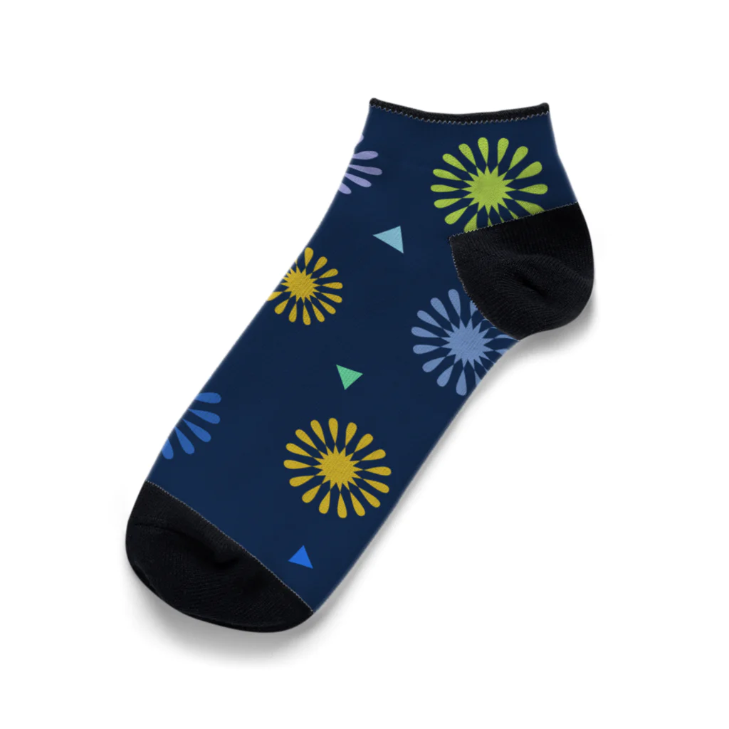 Momonngamonnga zakka の夜空の花火 Ankle Socks