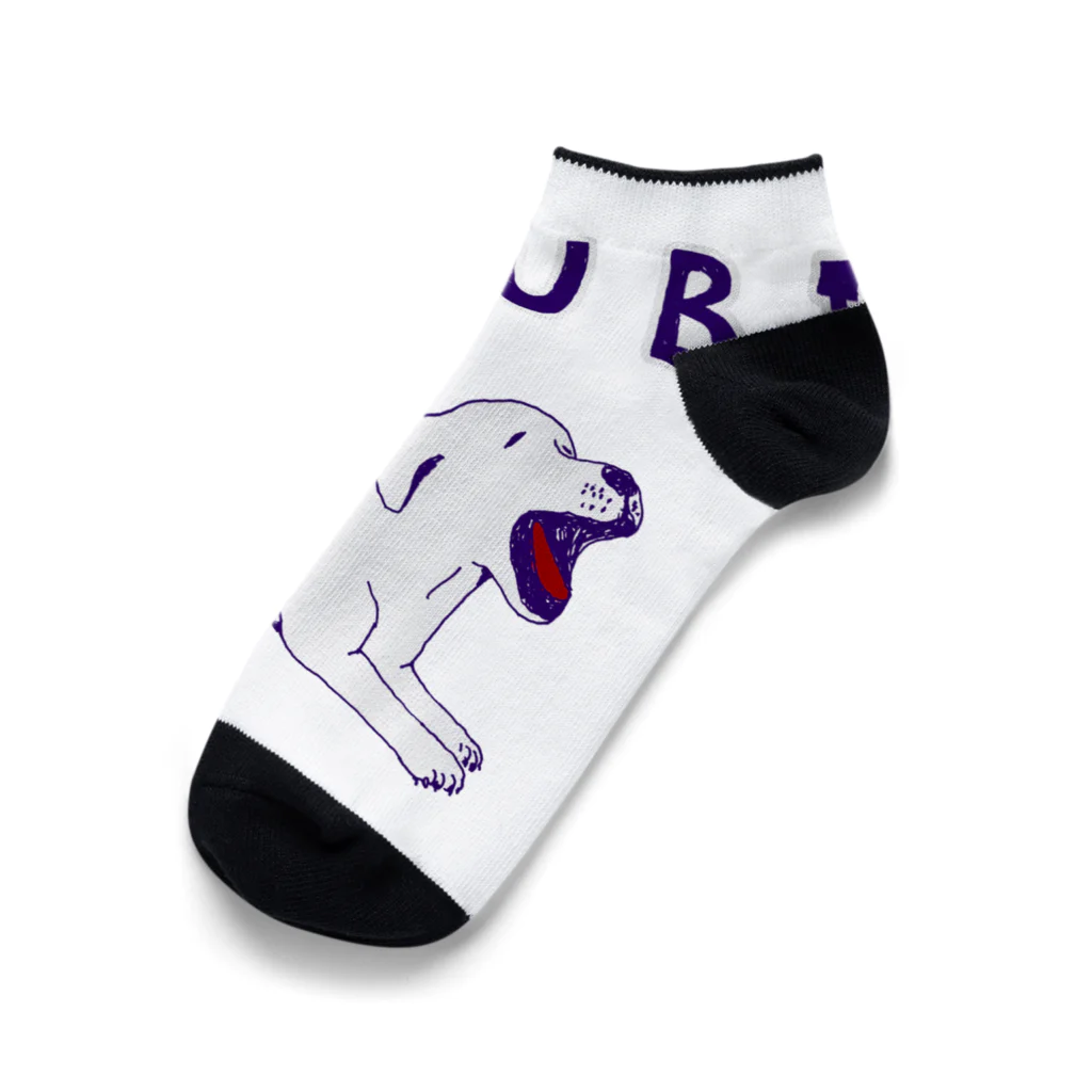 NIKORASU GOのこの春おすすめ！ラブラドールデザイン「あくび」（Tシャツ・パーカー・グッズ・ETC） Ankle Socks