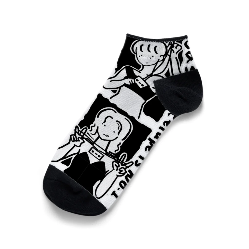 レコードアンドガールのCTIN1×GIRL Ankle Socks