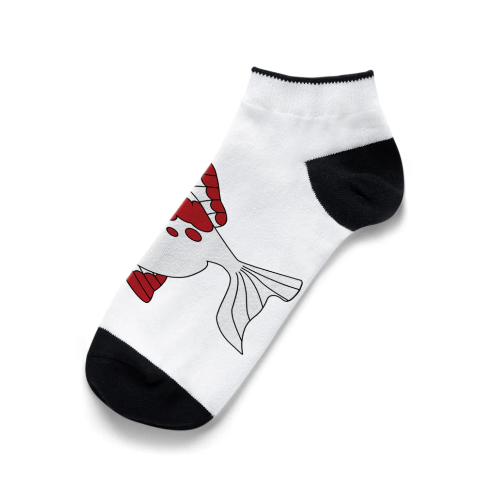 Amiの風車白金魚 Ankle Socks