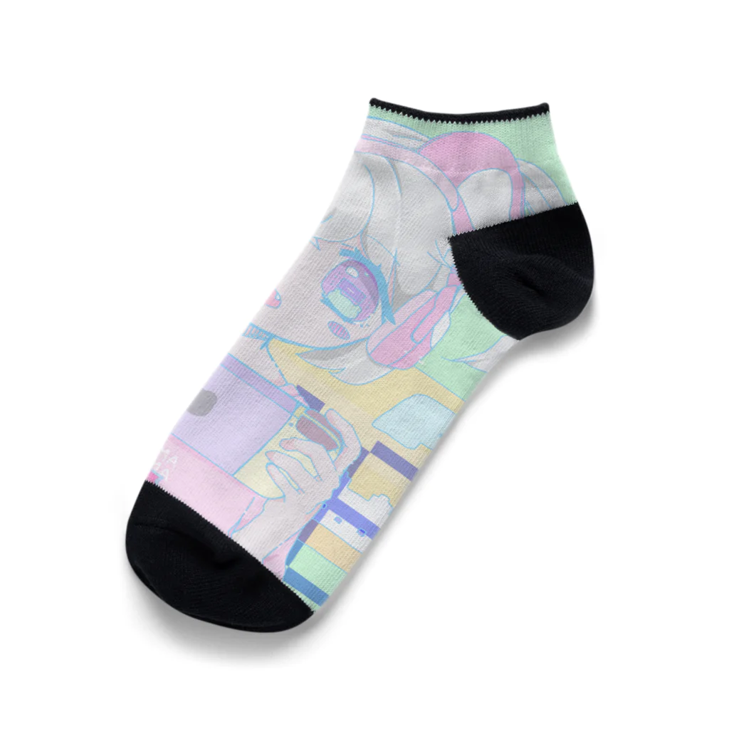 天の河ちゃるんのGAMEGiRL Ankle Socks