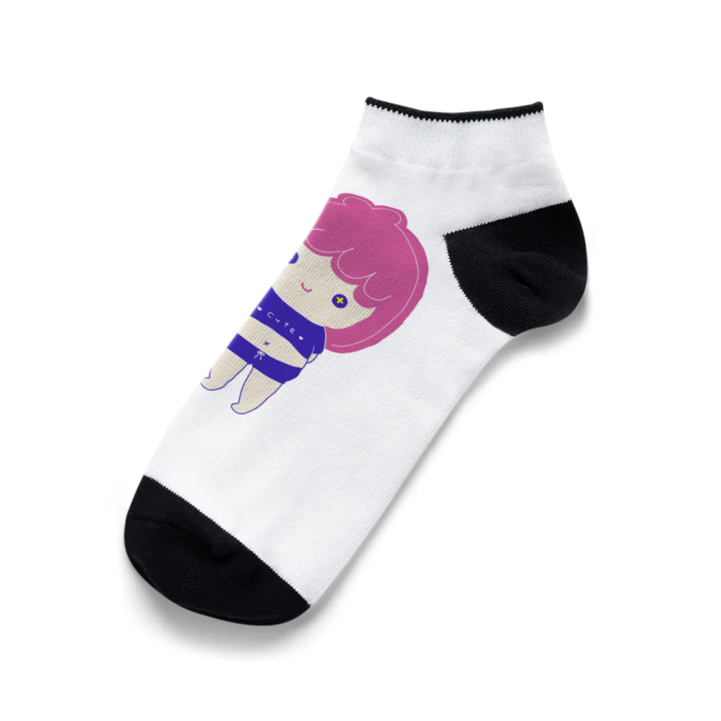 rurugirlのプロテイン女子 Ankle Socks