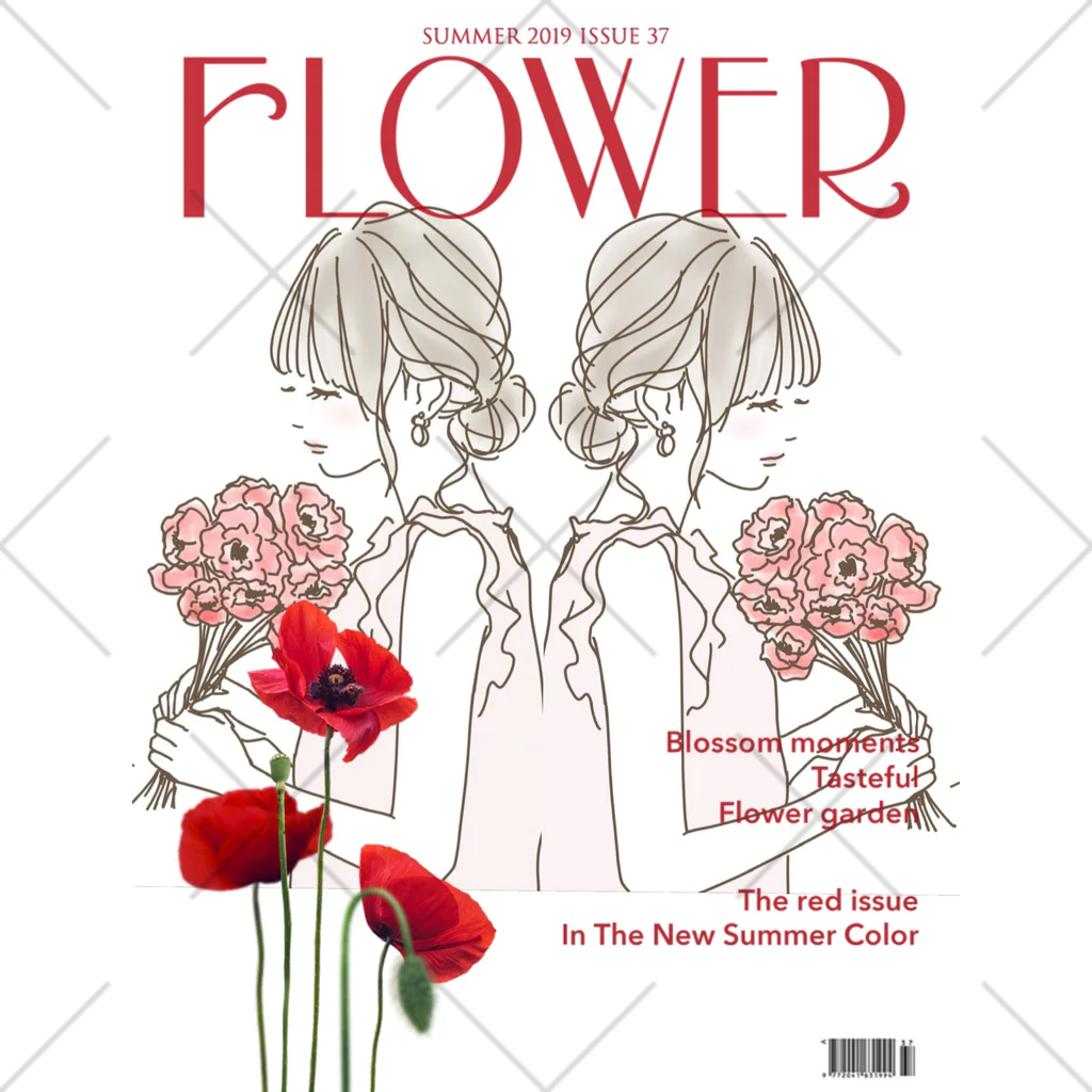 YUZUDASUのFloweryuzu くるぶしソックス