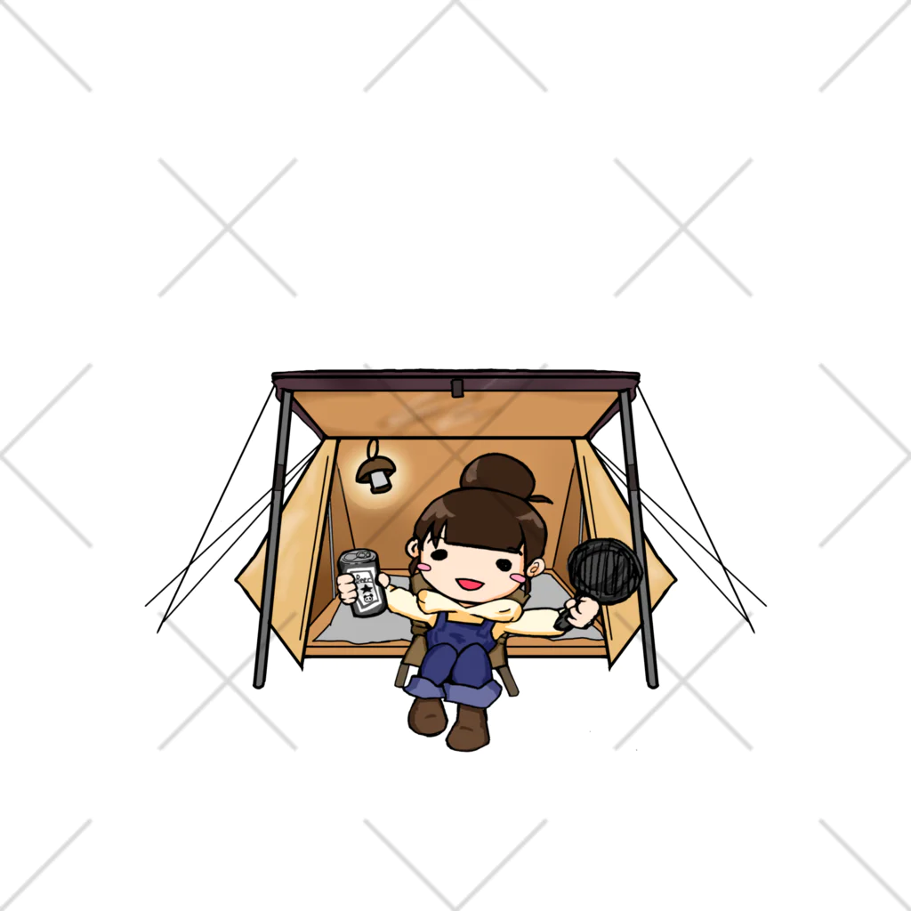 ⛺️みいこcamp のみいこパップテントスタイル くるぶしソックス