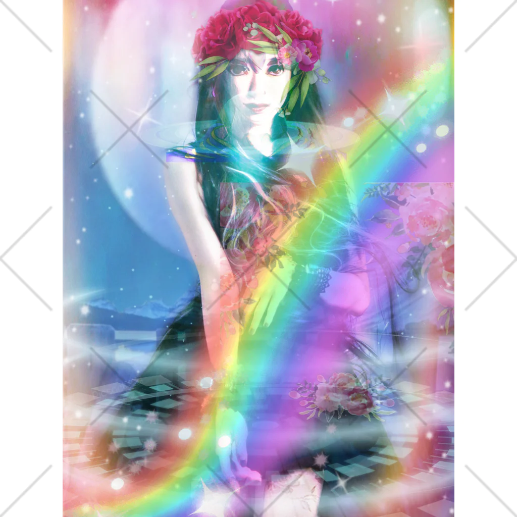 💖宇宙整体♪🌈♪こころからだチャンネル♪💖のuniversalPrincess healing rainbow Ankle Socks