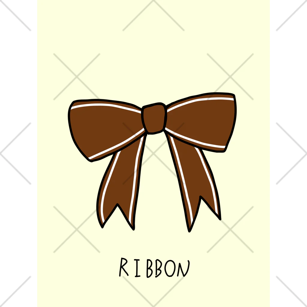 とある丸眼鏡の描き散らしのRIBBON Ankle Socks