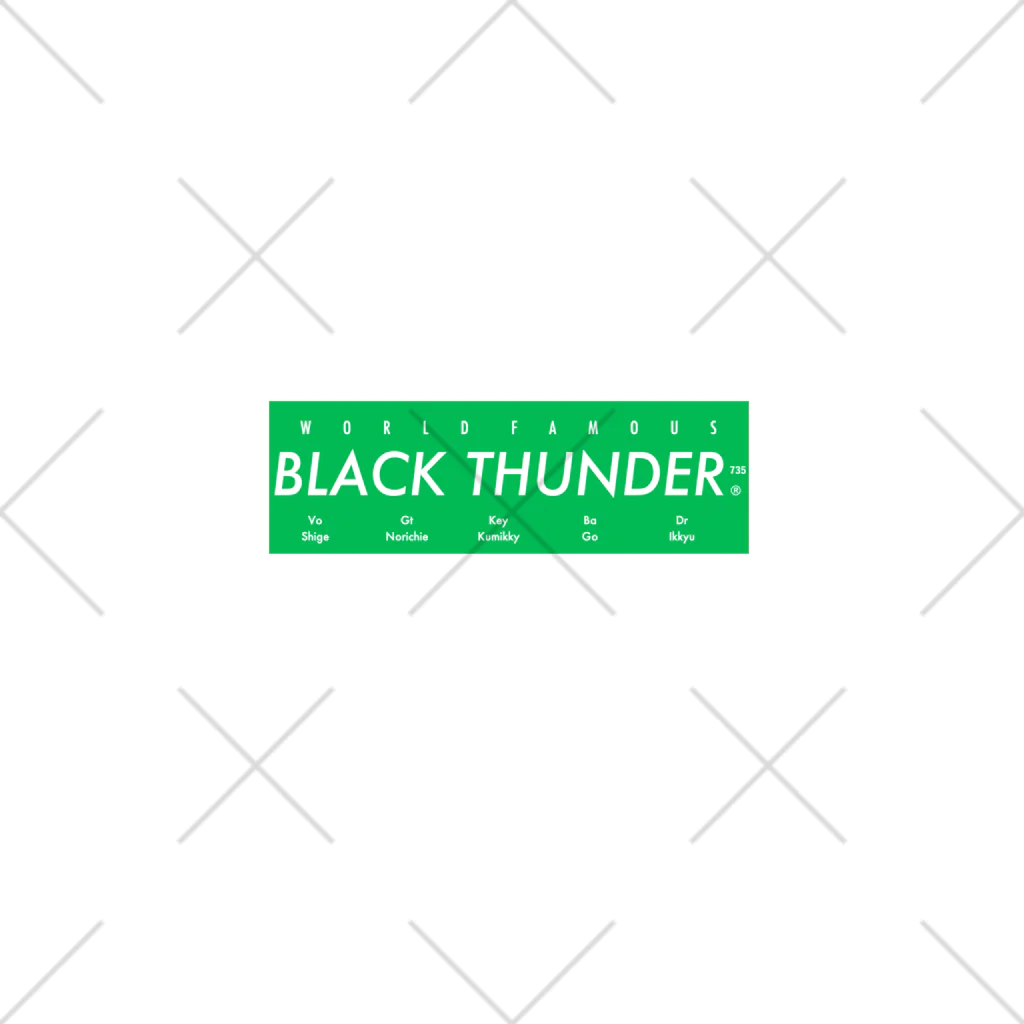 65narrowのBLACK THUNDER くるぶしソックス