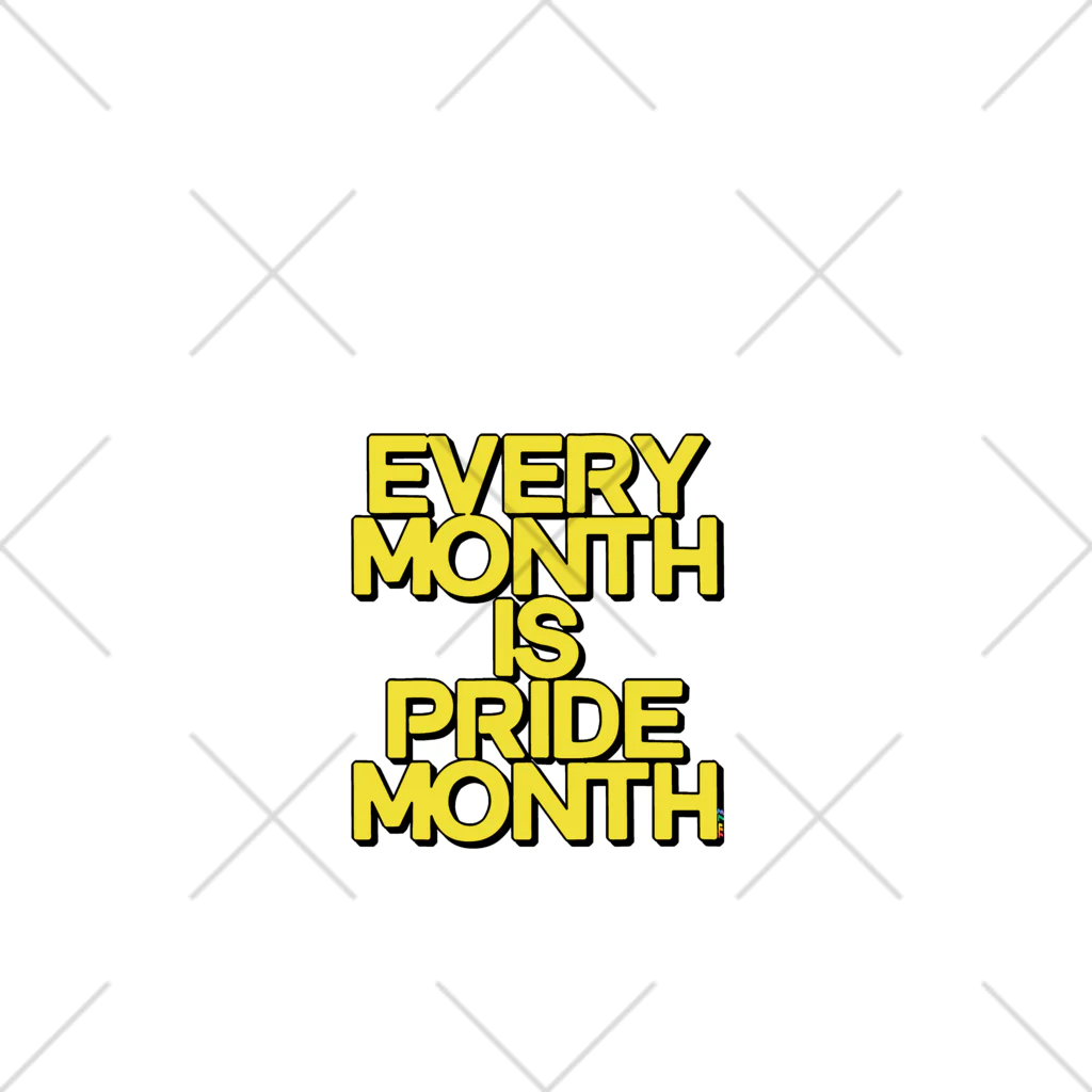 無真獣73号のEVERY MONTH IS PRIDE MONTH くるぶしソックス