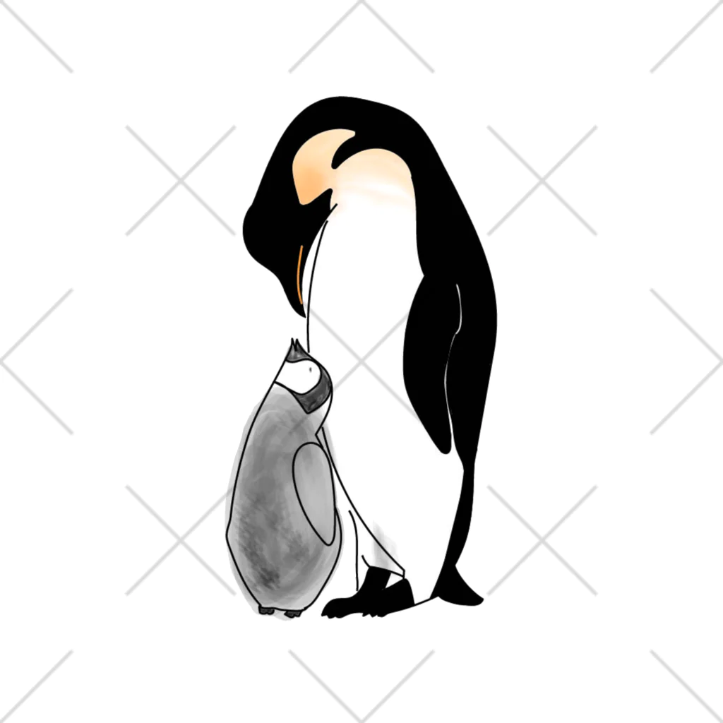 ぎょぎょまあとのペンギン親子🐧 Ankle Socks