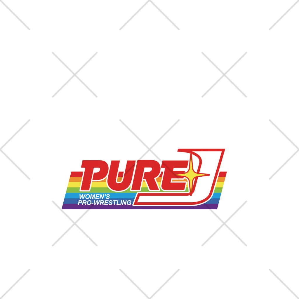 コマンドボリショイのPURE-J女子プロレスロゴ入り靴下 くるぶしソックス