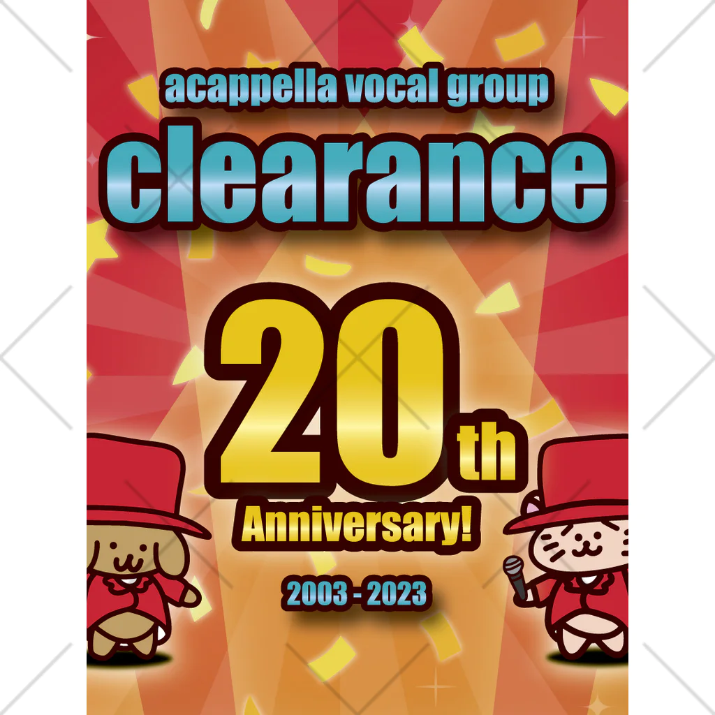 clearance official shopのclearance 20周年記念ロゴデザイン くるぶしソックス