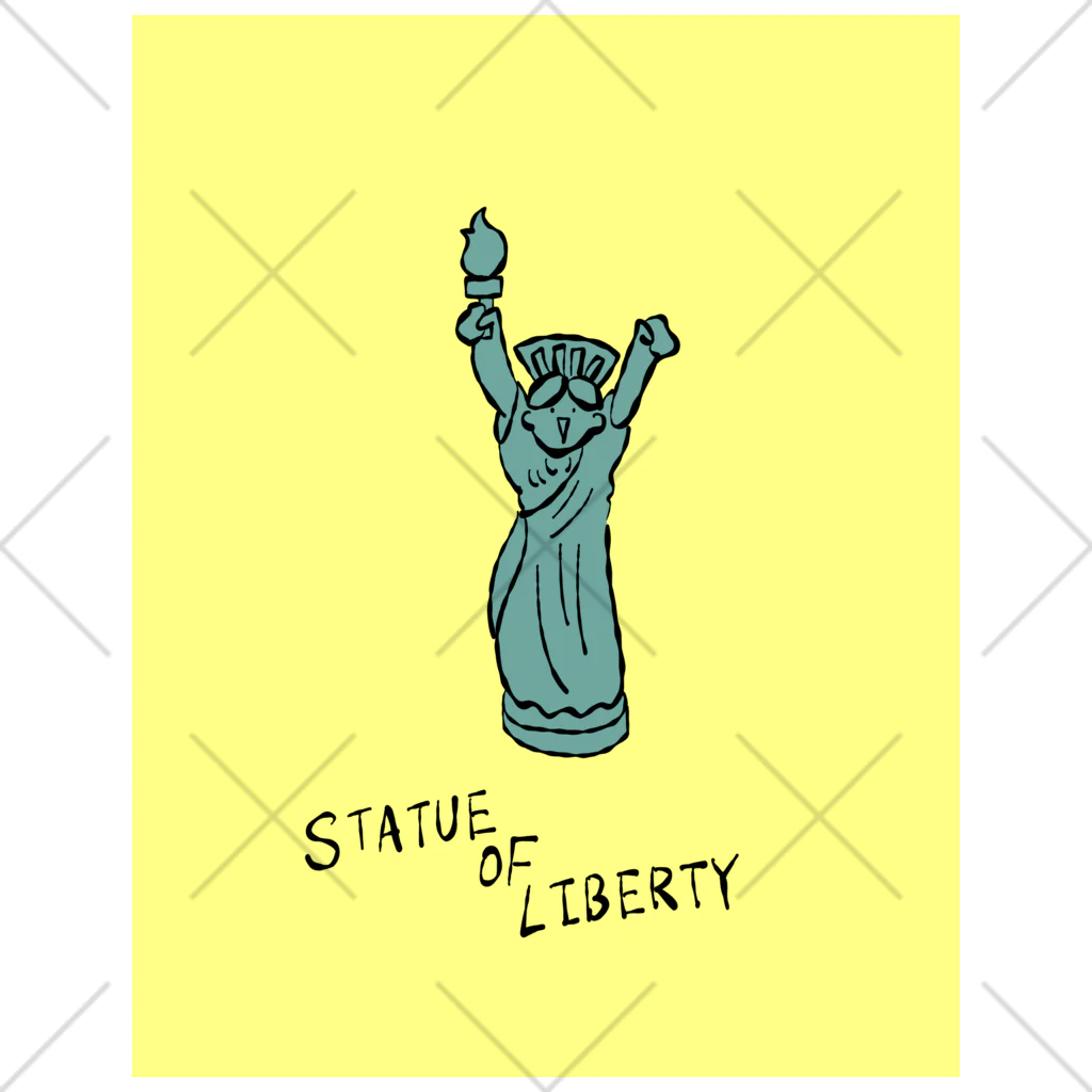 とある丸眼鏡の描き散らしのSTATUE OF LIBERTY Ankle Socks