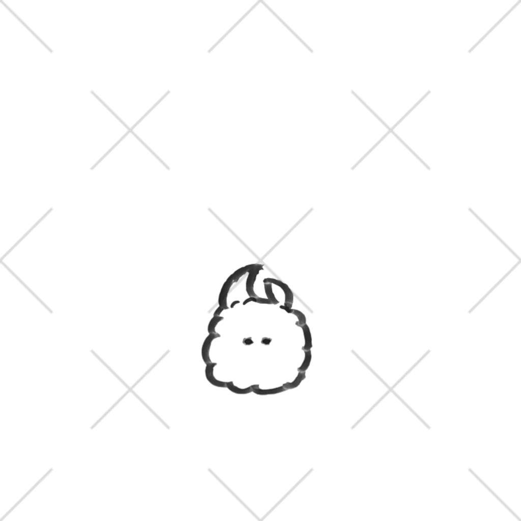 ONIGIRI_のカニクリームコロッケのカニコ くるぶしソックス