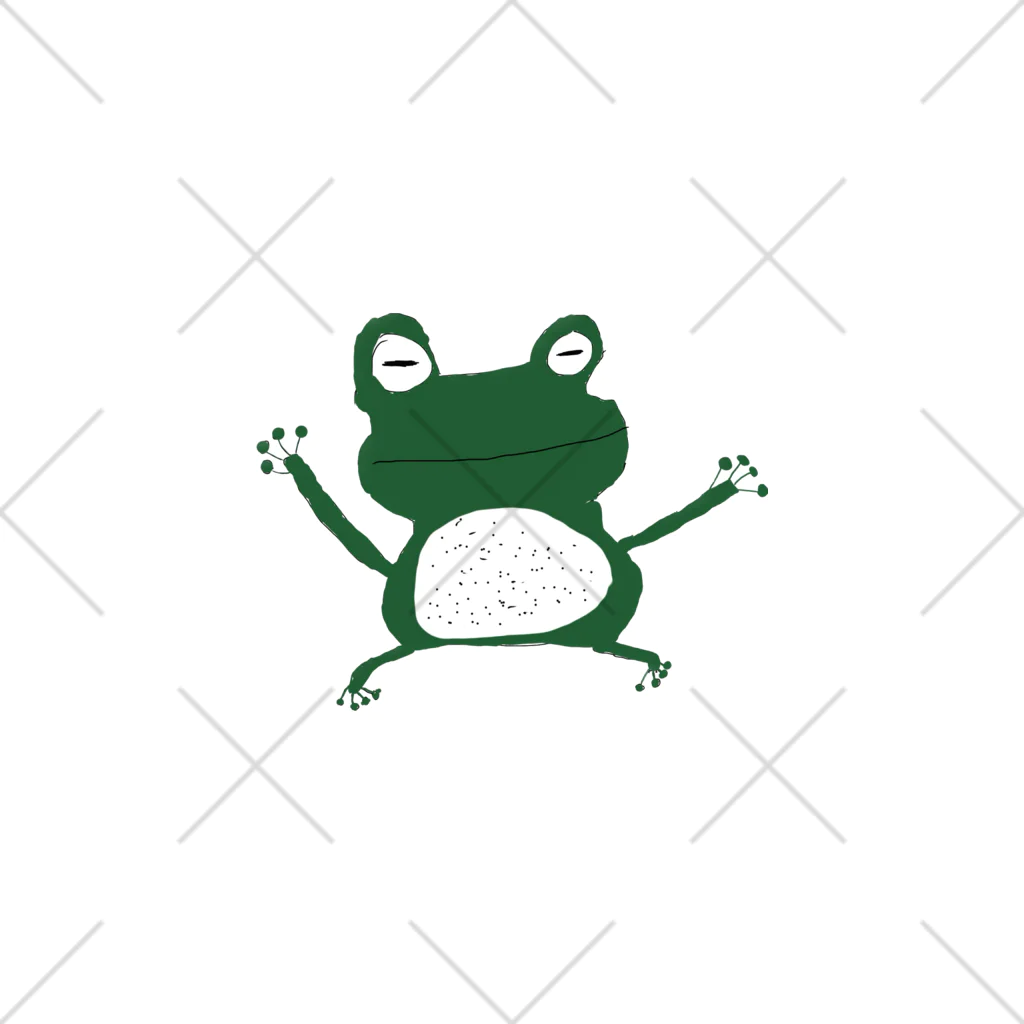 イーグルくんのゲコゲコ　カエル🐸 Ankle Socks